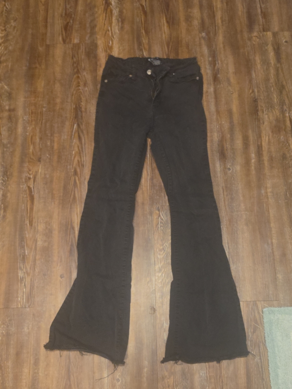 Women's Black High-Rise Flare Jeans - Stretch Wide Leg